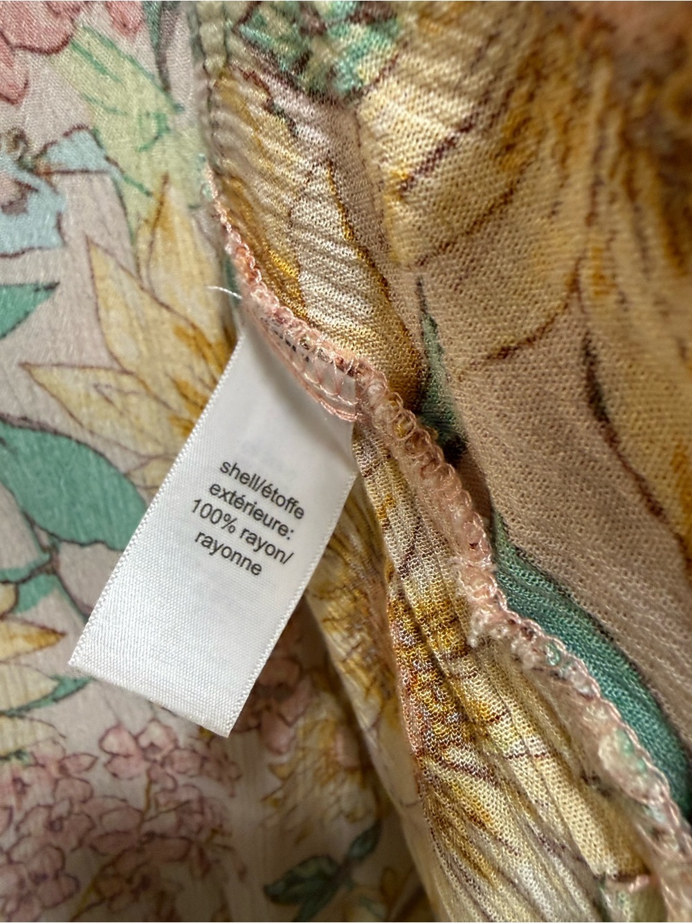 Maurices Pink Floral Sunflower Open-Front Tunic - Picture 3 of 3